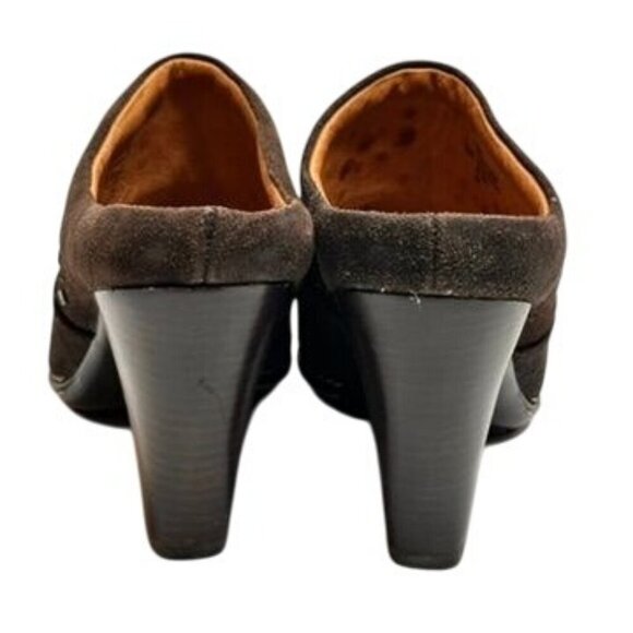 Söfft Studded Suede Mules Womens 10M Brown Studded Grunge Retro 90s 70s Y2k - Picture 9 of 11